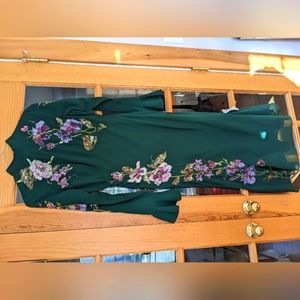 ASOS, SIZE 6, GREEN DRESS.